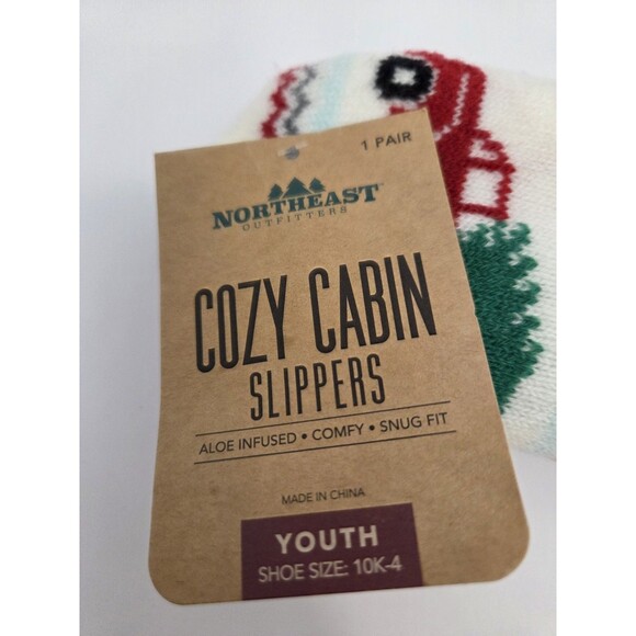 Northeast Outfitters Cozy Cabin Slippers Aloe Infused youth - Picture 3 of 4